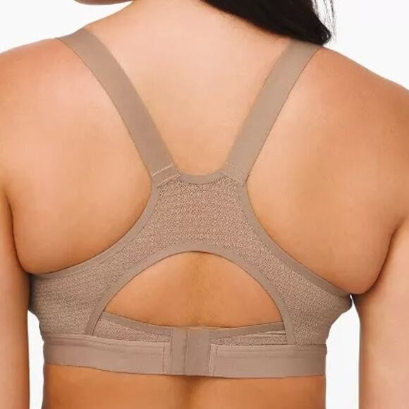 LULULEMON Awake to Lace Wireless Bra D34 Soft Sand Crepe Nude Beige Mesh 34D - Picture 16 of 16
